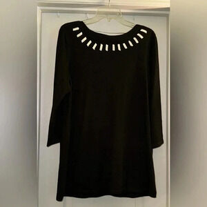 Cable & Gauge 3/4 Sleeve Sweater